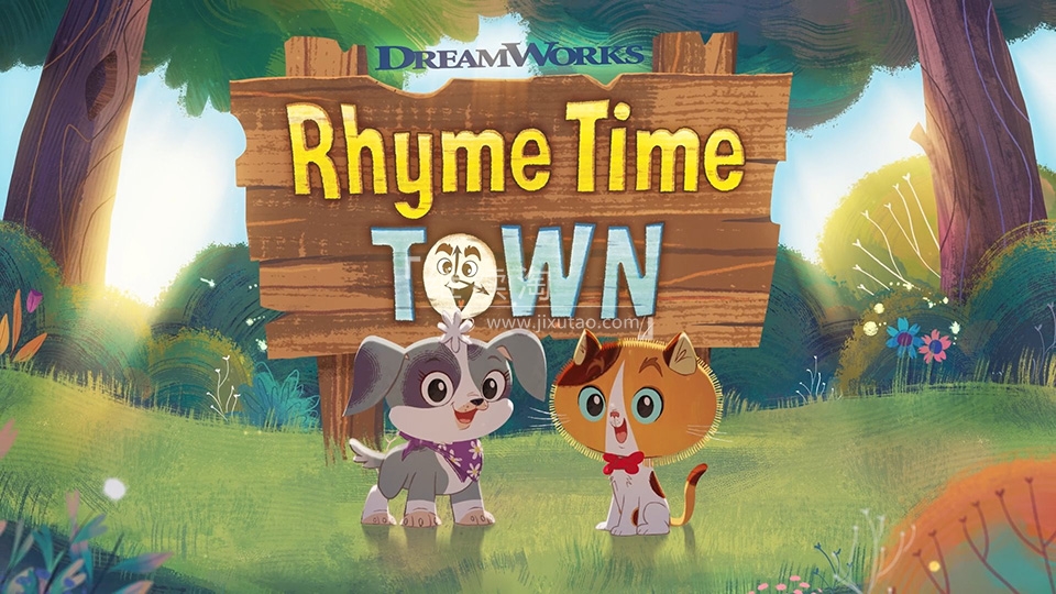 美国梦工厂英文儿歌动画《Rhyme Time Town儿歌童谣城》全2季共21集，1080P高清视频带中英文字幕，百度网盘下载！-英语启蒙