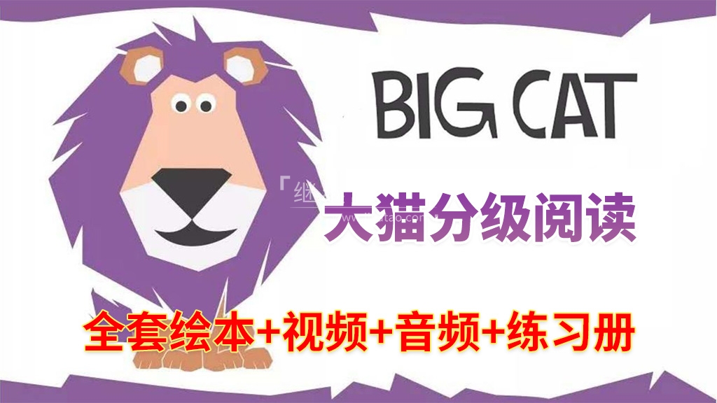 大猫英语分级阅读《Big Cat》自然拼读全套476册绘本PDF+289集视频+配套音频+配套练习册，百度网盘下载！-英语启蒙